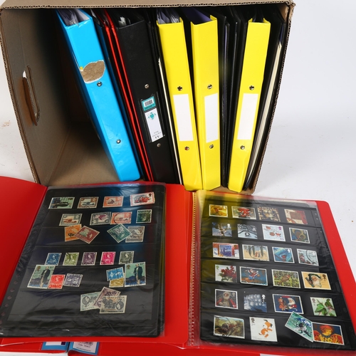 87 - A large quantity of worldwide stamps and stock books (boxful)