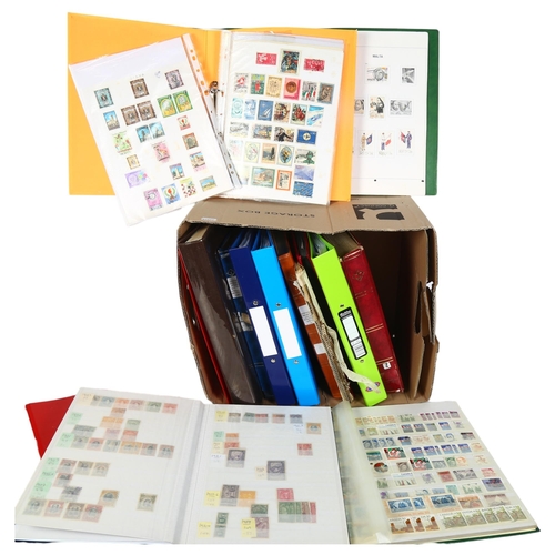 88 - A large quantity of worldwide stamps and stock books (boxful)