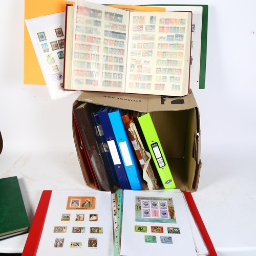 88 - A large quantity of worldwide stamps and stock books (boxful)