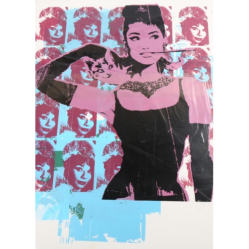 610 - James (Jim) Starr (born 1976), 3 screenprints, largest image 95cm x 70cm, mounted (3)