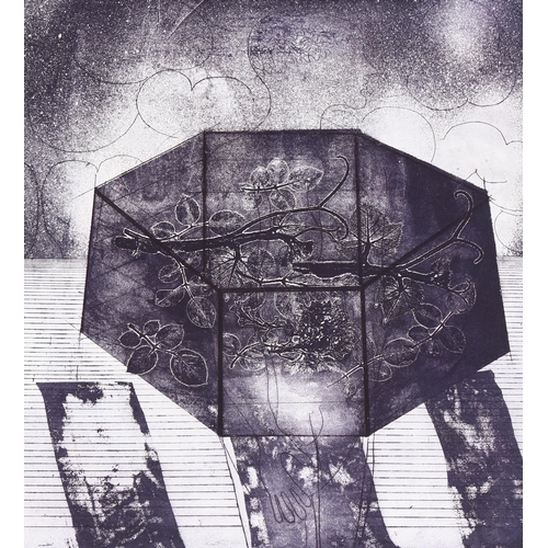 627 - Ann Brunskill, folder of etchings, signed and inscribed in pencil (5)