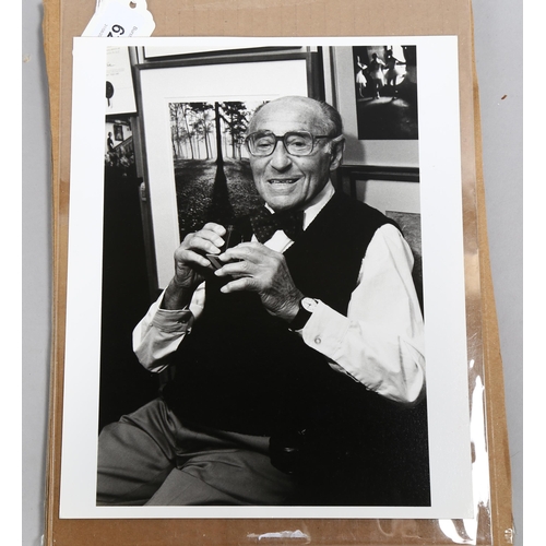 629 - Gordon Parks (1912 - 2006), portrait of the composer Aaron Copland, silver gelatine print circa 1980... 