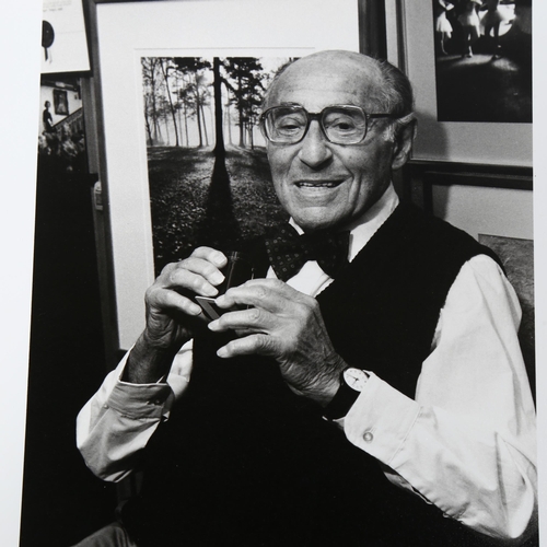 629 - Gordon Parks (1912 - 2006), portrait of the composer Aaron Copland, silver gelatine print circa 1980... 