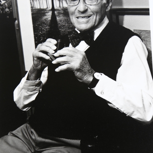 629 - Gordon Parks (1912 - 2006), portrait of the composer Aaron Copland, silver gelatine print circa 1980... 