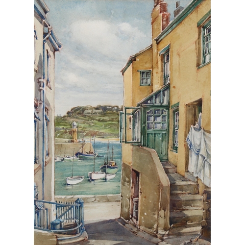 643 - Harry Nixon (1886 - 1955), St Ives, watercolour, dated 1954, signed, 35cm x 25cm, framed