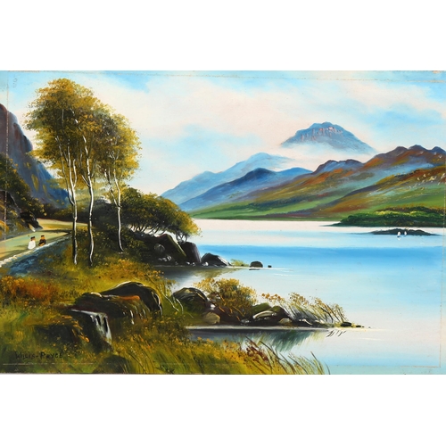 732 - Norman Willis-Pryce, pair of Highland landscapes, oils on board, signed, 26cm x 38cm, unframed