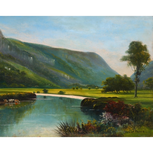 732 - Norman Willis-Pryce, pair of Highland landscapes, oils on board, signed, 26cm x 38cm, unframed