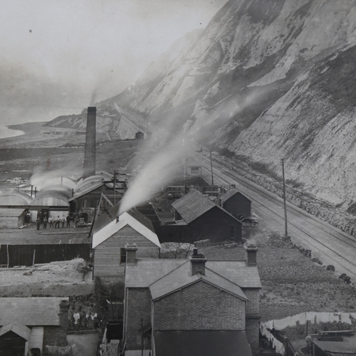 124 - 3 original photographs depicting the start of the Channel Tunnel, late 19th century, by Lambert of F... 