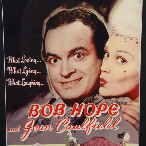 170 - Monsieur Beaucaire (1946), original framed film poster, starring Bob Hope, frame size 102 x 46.5cm