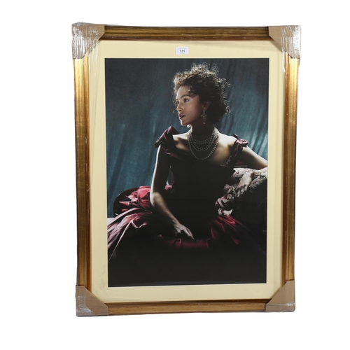 171 - A limited edition poster of Kiera Knightley as Anna Karenina film release 2012, framed and numbered ... 