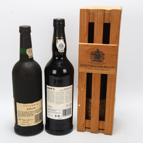 98 - 3 bottles of Port wine, Cockburn's 1970 Vintage Port, Dow's Master Blend, Taylor's 10 Year Old, (3)