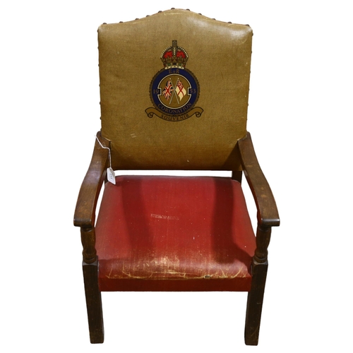 211 - ROYAL INTEREST - A 1953 Elizabeth I child's souvenir Coronation chair, height 70cm