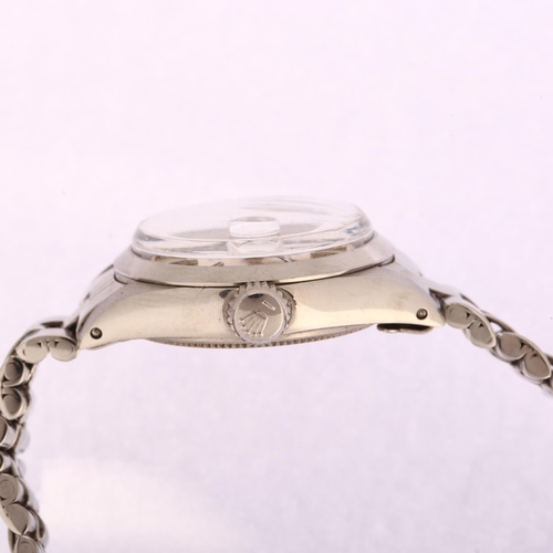 1033 - TUDOR - a stainless steel Princess Oysterdate automatic bracelet watch, ref. 92400, circa 1978, silv... 