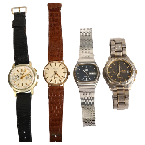 1072 - Various wristwatches, including Seiko chronograph, Avia etc