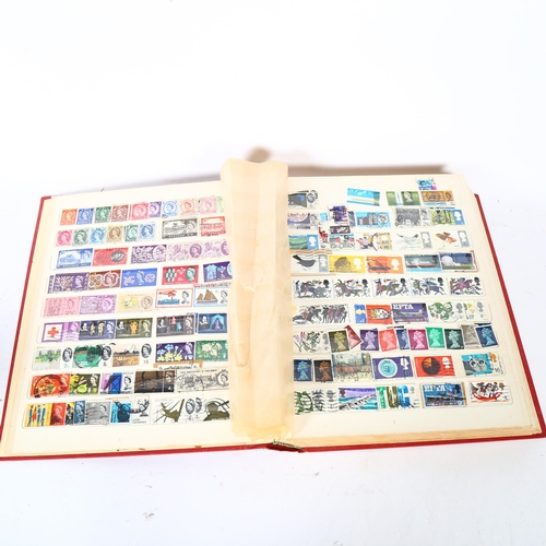 125 - An album of English and worldwide stamps, to include Penny Reds, 3 pence Lilac, Olympics, etc