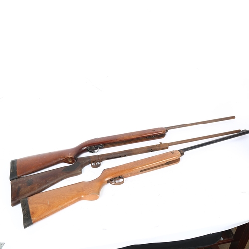 68 - A BSA Meteor .177 calibre break-barrel air rifle, and 2 other BSA air rifles (3)