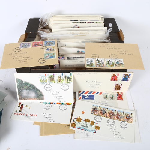 89 - A large collection of loose stamps and First Day Covers