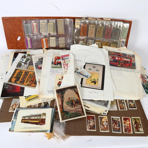 93 - An album of 20th century English bus tickets, London Transport buses, Leeds etc, various loose bus t... 