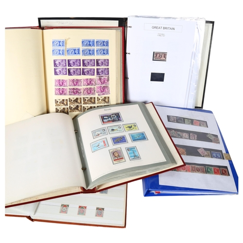 95 - 10 various stamp stock book albums