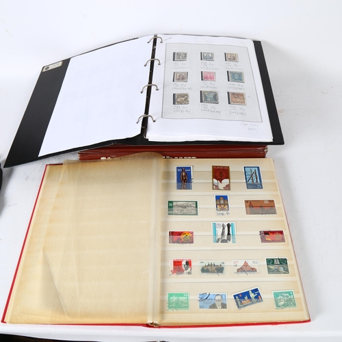 95 - 10 various stamp stock book albums