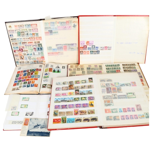 98 - 10 various stamp stock book albums etc