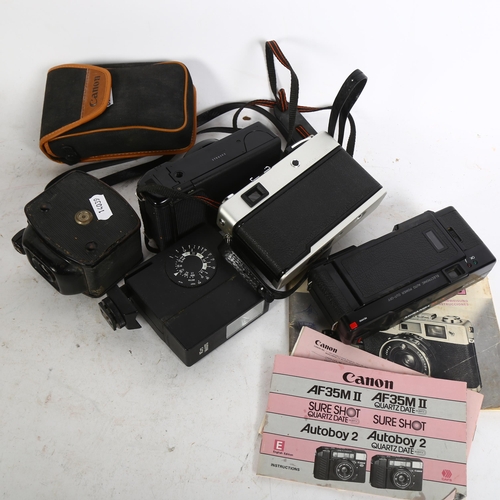 226 - A group of various Vintage cameras, including a Yashica Electro 35FC, a Miranda SL-X, and various ot... 