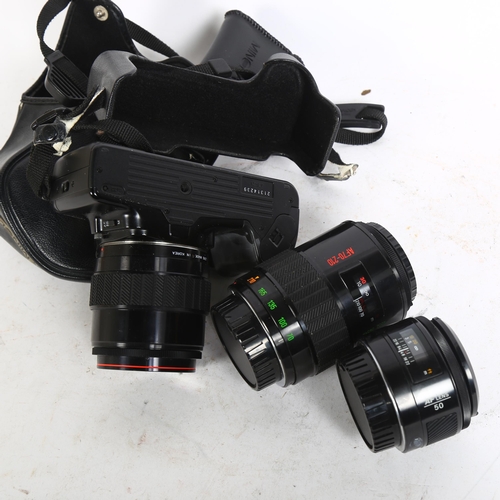 227 - A Minolta Dynax 3000I, and various Minolta and Sirius lenses