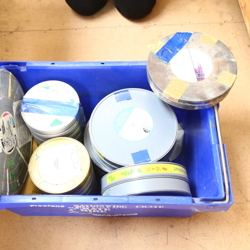 235 - A quantity of cine film in protective case, and associated VHS all linked to the 