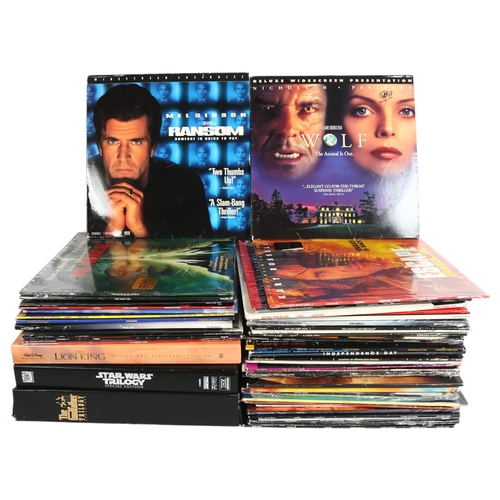 244 - A quantity of laser discs, various film titles including a boxed The Godfather Trilogy 1901-1980, Th... 