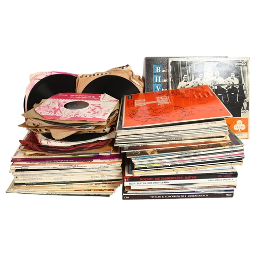 259 - A quantity of vinyl LPs and 33rpm records, mostly Classical related in genre, various composers