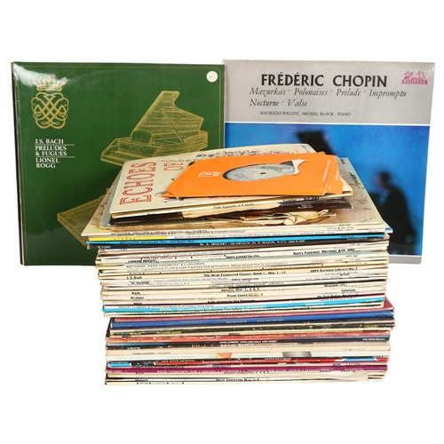 260 - A quantity of vinyl records, mostly Classical related in nature, but also including various pop musi... 