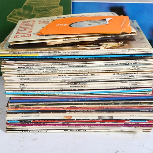 260 - A quantity of vinyl records, mostly Classical related in nature, but also including various pop musi... 