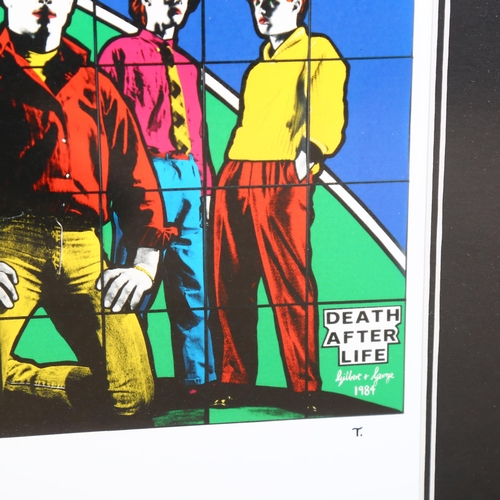 20 - Gilbert & George (British b. 1943 & 1942), Death After Life, inkjet printed in colours, 2009, signed... 