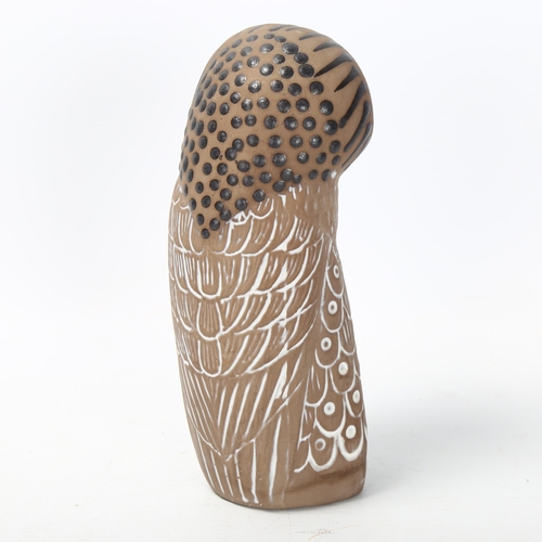 31 - Mari Simmulson for Upsala-Ekeby, a 1960s' ceramic owl, height 17.5cm