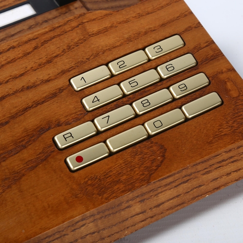 5 - Gfeller Trub, A 1970s'/80s' solid elm telephone