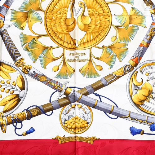 59 - Marie Francoise Faconnet for Hermes, France, silk scarf, 