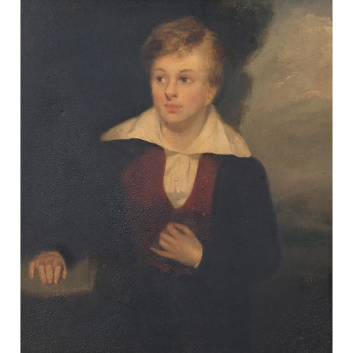 202 - Early 19th century English School, portrait of John Morison (1815 - 1825), son of Sir Alexander Mori... 