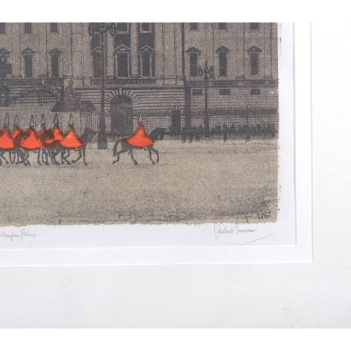 216 - Robert Tavener (1920 - 2004), Horse Guards and Buckingham Palace, screenprint, artist's proof, signe... 