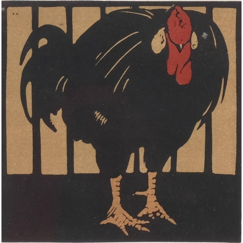 270 - William Nicholson (1872-1949), lithograph in colours on paper, Cock O’ the North, from The Square Bo... 