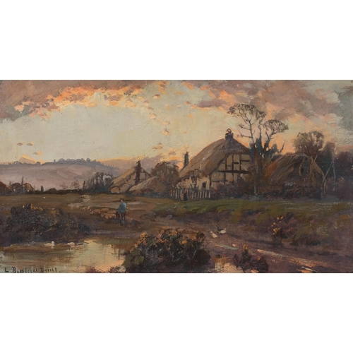 309 - Louis Burleigh Bruhl (1861 - 1942), pair of rural landscapes, at Upper Bullingham Hereford, and unde... 