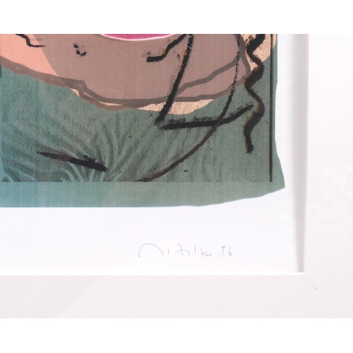 380 - Matthew Hilton, Dora, colour screenprint, signed in pencil, no. 12/100, image 44cm x 38cm, mounted