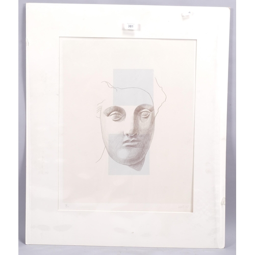 381 - Alison Watt (born 1965), Narcissus, screenprint, signed in pencil, no. 12/100, image 50cm x 40cm, mo... 