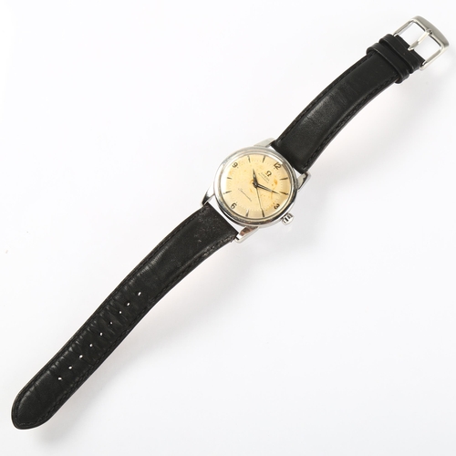 1005 - OMEGA - a stainless steel Seamaster automatic wristwatch, ref. 2846 8 SC / 2848, circa 1956, silvere... 