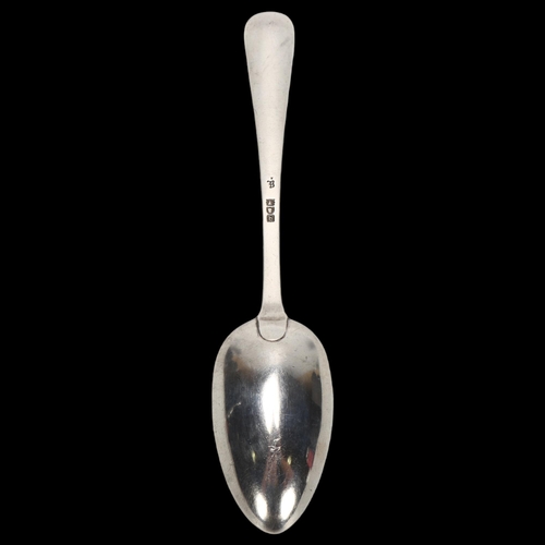 1531 - A George V silver combination basting spoon/marrow scoop, by George Jackson and David Fullerton, hal... 