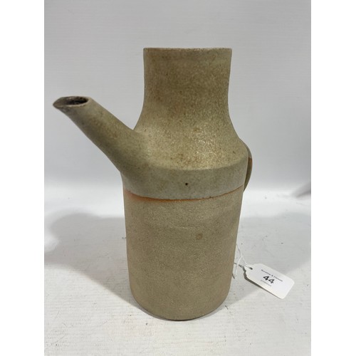 44 - Ruth Duckworth (1919-2009), a studio pottery stoneware coffee pot, makers mark under handle, height ... 