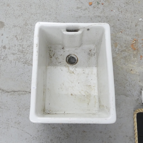 2617 - A ceramic butler's sink. 59x32x46cm.