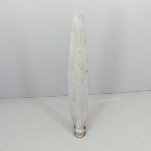 2678 - A vintage aircraft propeller blade. Height 113cm.