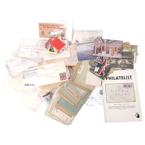 576 - 2 crates of various stamps, brochures and ephemera