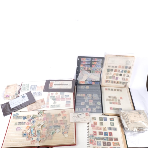 594 - A collection of various albums of stock sheets and other stamps, including Germany Hungary Poland Yu... 