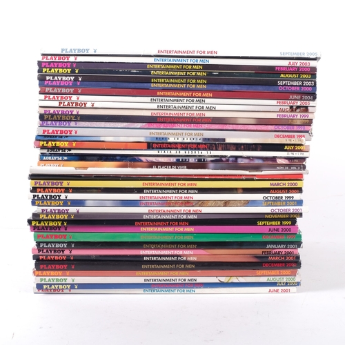 597 - Playboy, 37 volumes, mainly 1990s and 2000s